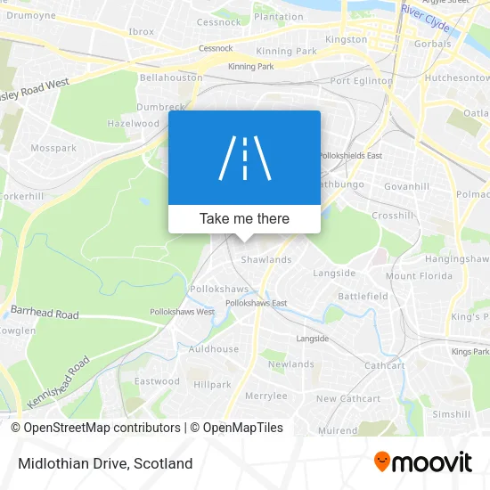 Midlothian Drive map