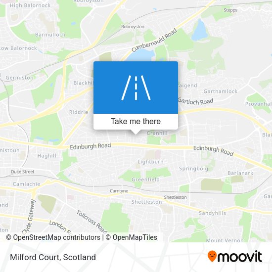 Milford Court map