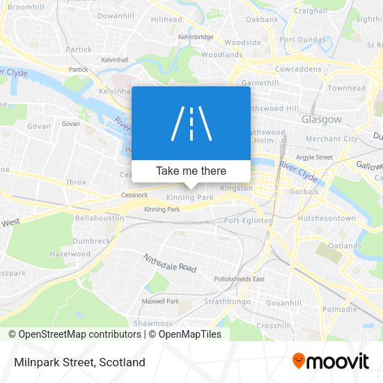 Milnpark Street map