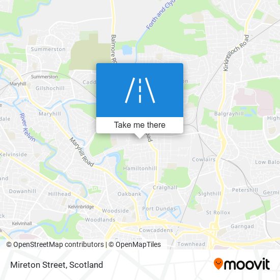 Mireton Street map