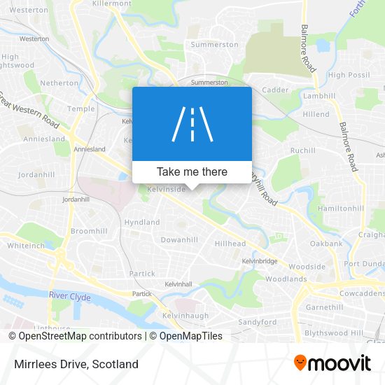 Mirrlees Drive map