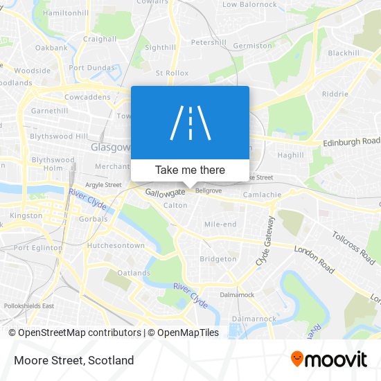 Moore Street map