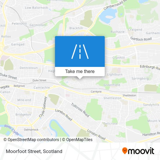 Moorfoot Street map