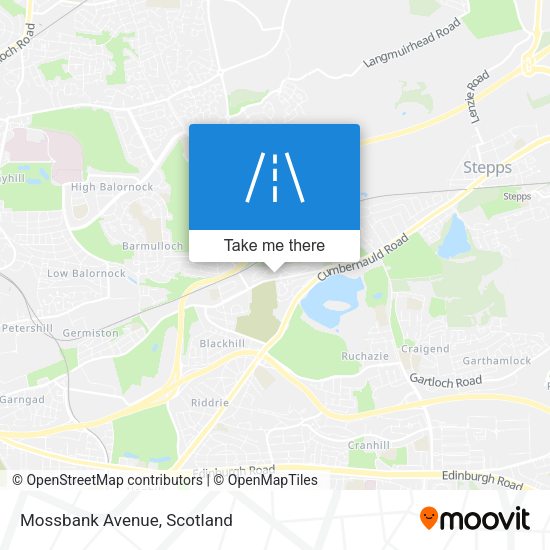 Mossbank Avenue map