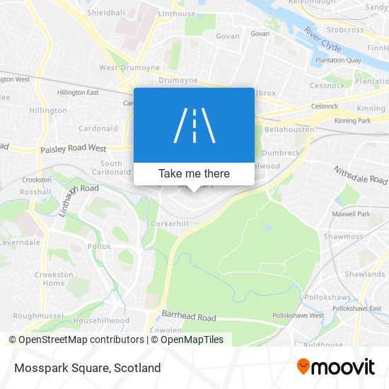 Mosspark Square map