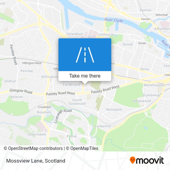 Mossview Lane map