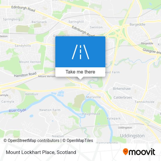 Mount Lockhart Place map