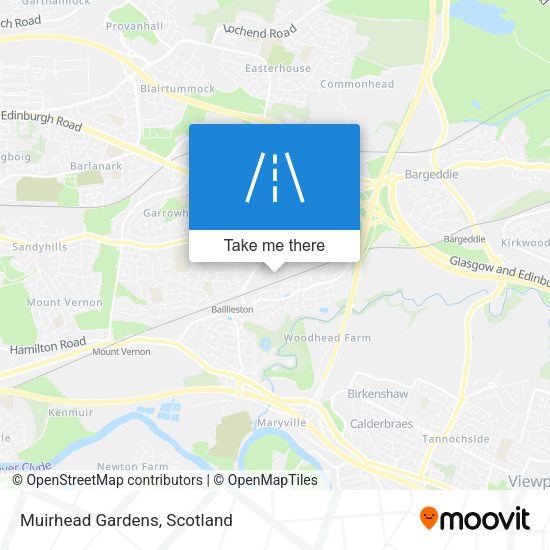 Muirhead Gardens map
