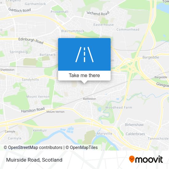 Muirside Road map