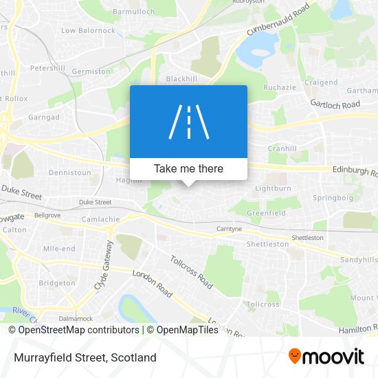 Murrayfield Street map