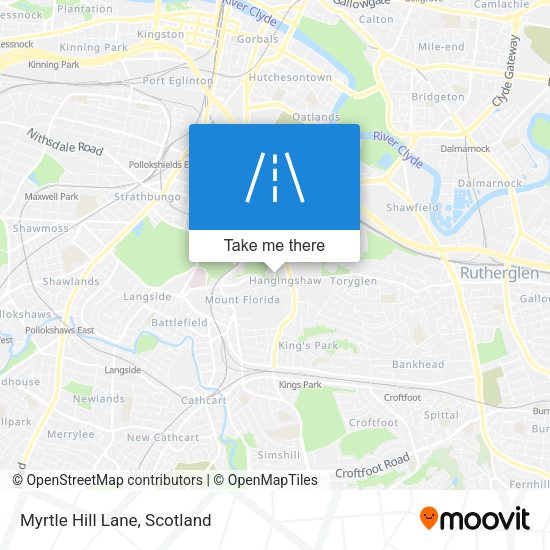 Myrtle Hill Lane map