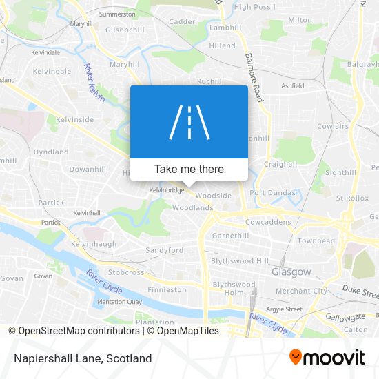 Napiershall Lane map