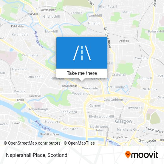 Napiershall Place map