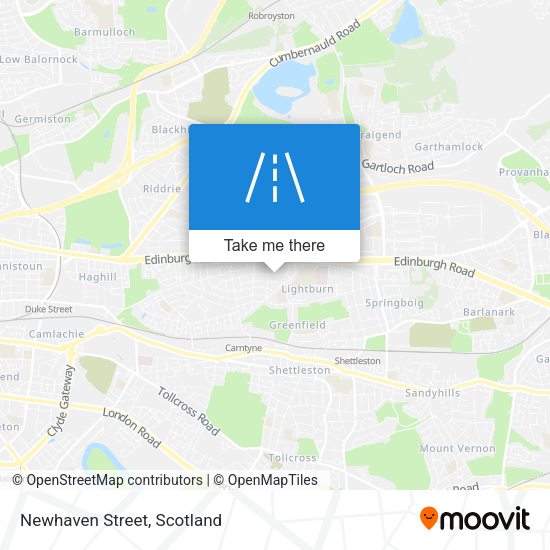 Newhaven Street map