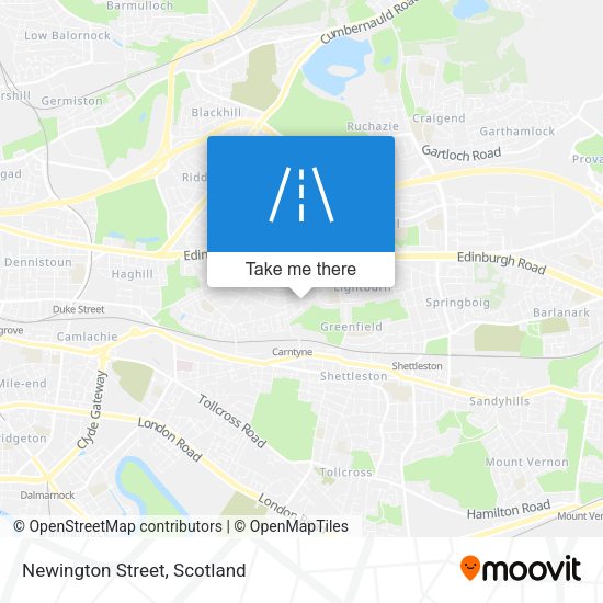 Newington Street map