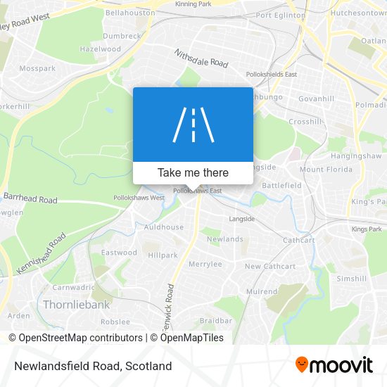 Newlandsfield Road map