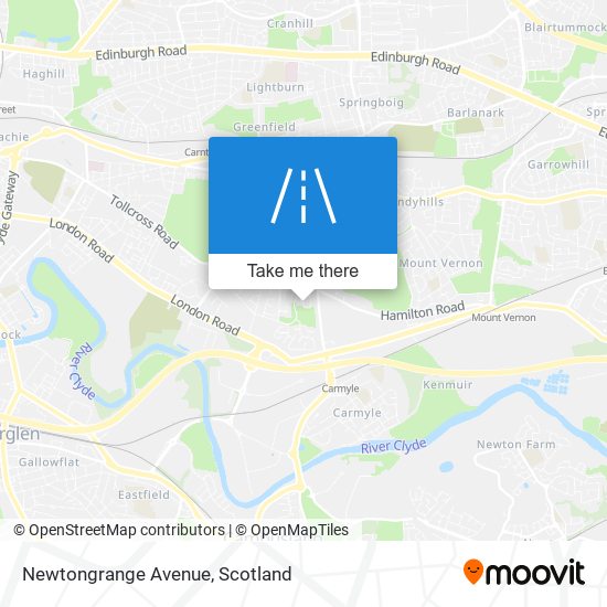 Newtongrange Avenue map