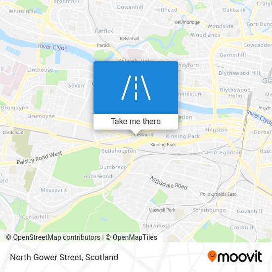 North Gower Street map