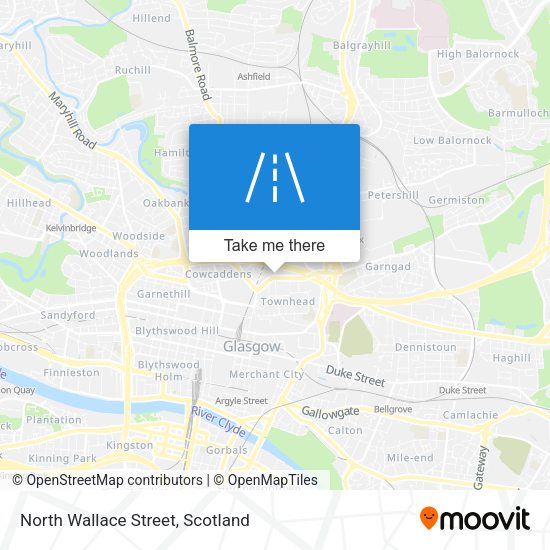 North Wallace Street map