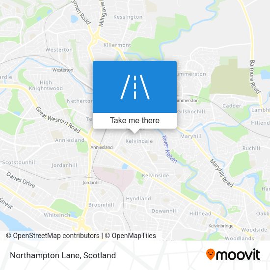 Northampton Lane map