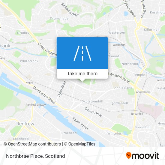 Northbrae Place map