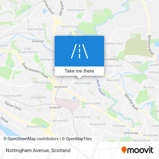 Nottingham Avenue map