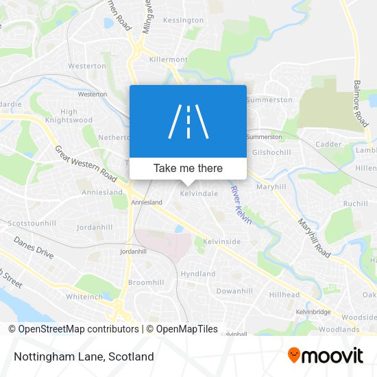 Nottingham Lane map