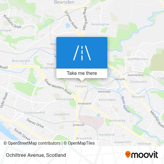 Ochiltree Avenue map