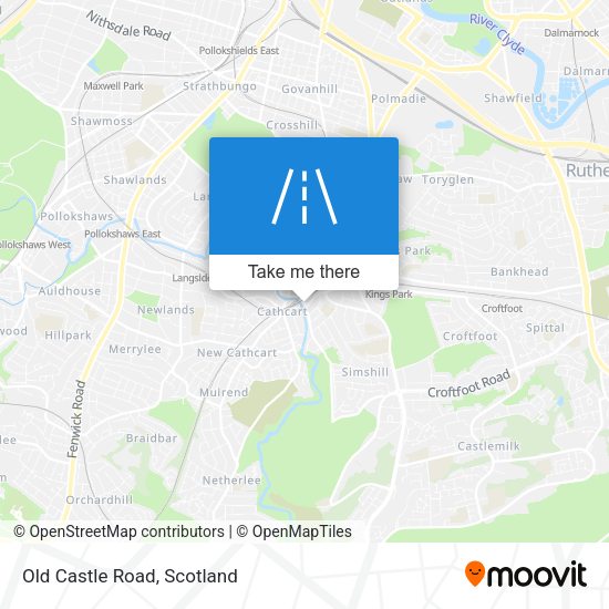 Old Castle Road map