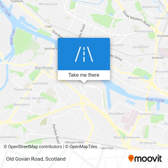 Old Govan Road map