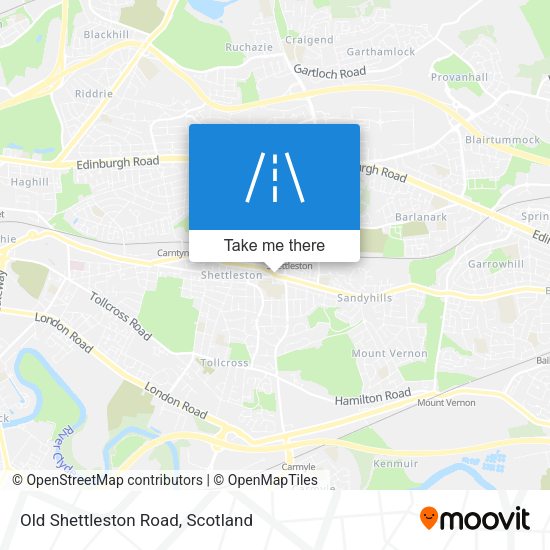 Old Shettleston Road map