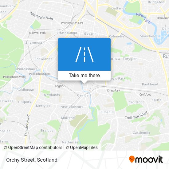 Orchy Street map