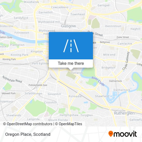 Oregon Place map
