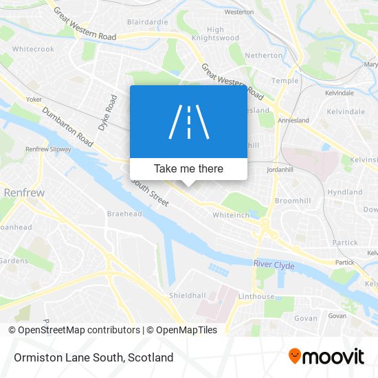 Ormiston Lane South map