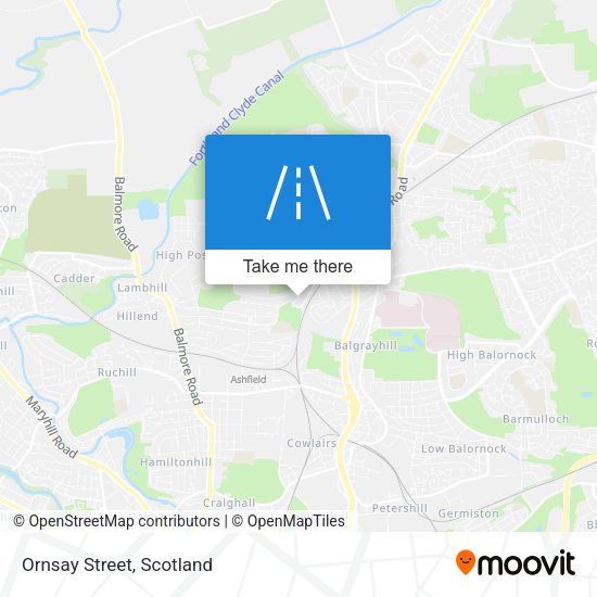 Ornsay Street map