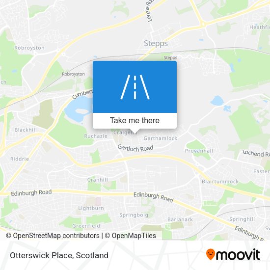 Otterswick Place map
