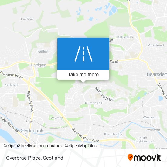 Overbrae Place map