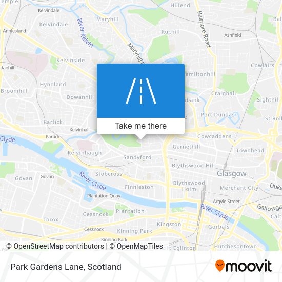 Park Gardens Lane map