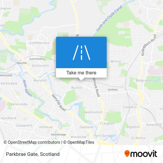 Parkbrae Gate map