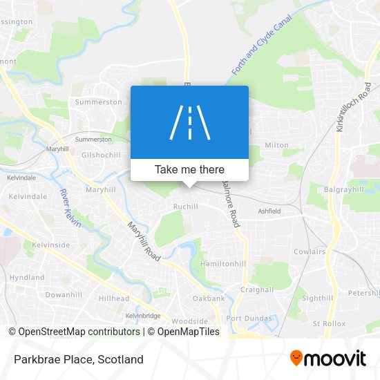 Parkbrae Place map
