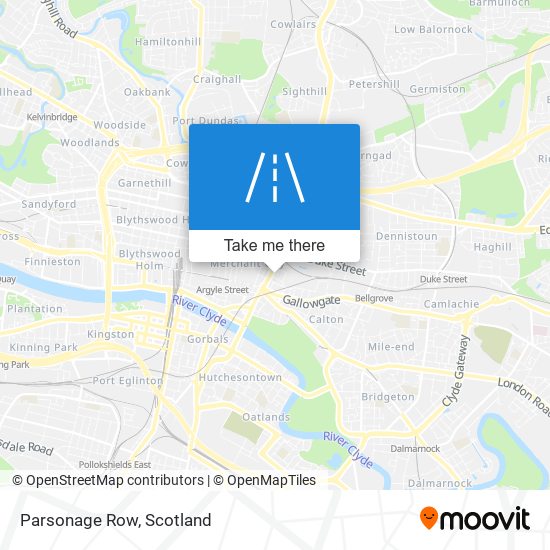 Parsonage Row map