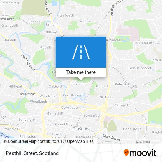 Peathill Street map