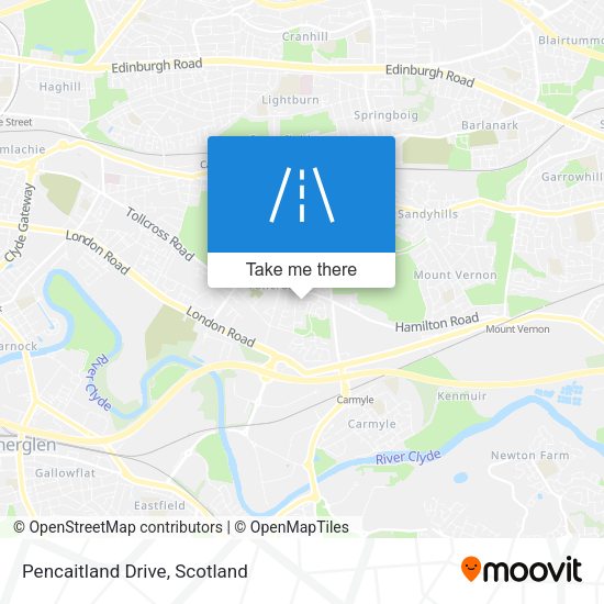 Pencaitland Drive map