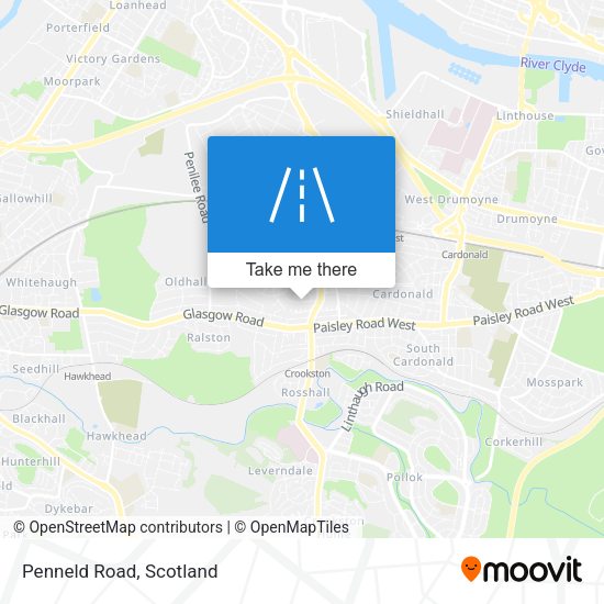 Penneld Road map