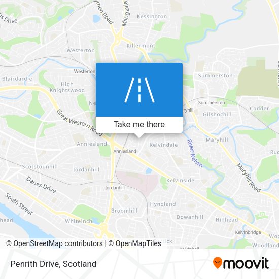 Penrith Drive map