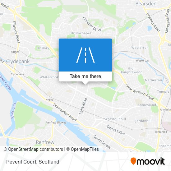 Peveril Court map