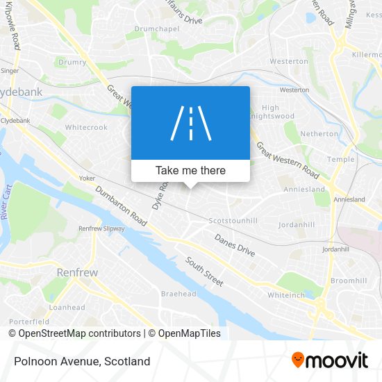 Polnoon Avenue map