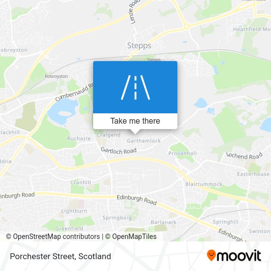 Porchester Street map
