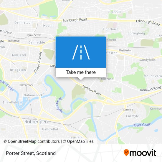 Potter Street map