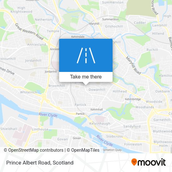 Prince Albert Road map
